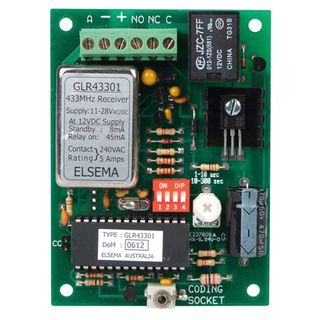 Receiver 1 Channel 433MHz 11-18VAC/DC relay out