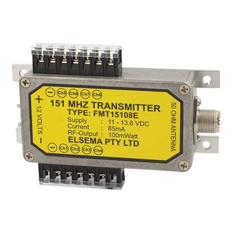 Transmitter No Case 8Ch-100Mw Supply 12VDC-Black