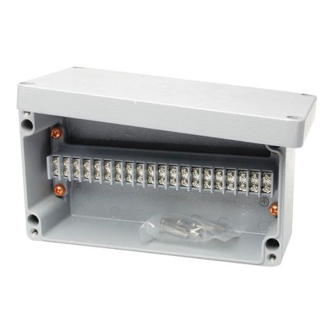 Terminal Box Alum with 20 Centre Mount Terminals