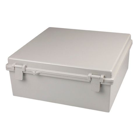 Enclosure Poly Grey  Body - Hinged lid 90x120x70