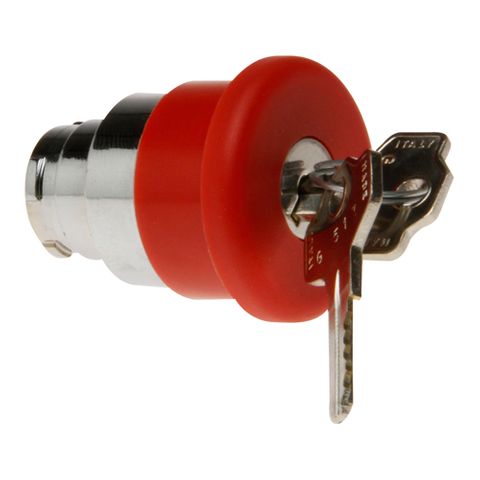 Mushroom Head Pushbutton Emergency Stop Key Releas