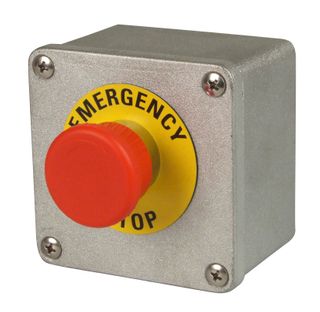 Control Station Aluminium Emergency Stop 1 N/C