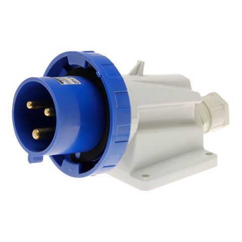 90 Deg Appliance Inlet 32A 240VAC 2P+E