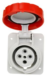 Panel Mount Sockets 16A 415V 3P+E