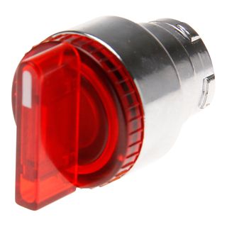 Selector Switch Illuminated 2 Position Red