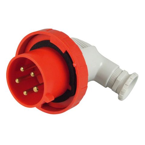 90 Deg Plug 16A 415VAC 3P+N+E