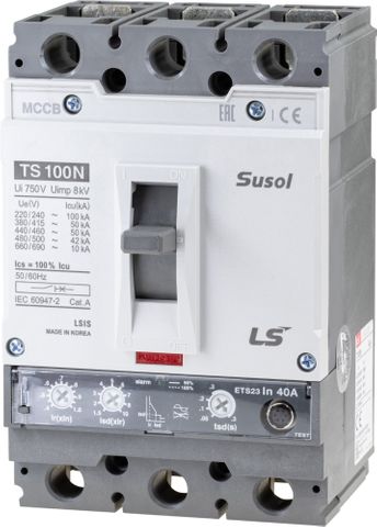 MCCB LS Electric 16-40A 85kA Electronic 3P