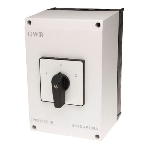 Changeover Switch 4P 100A Enclosed