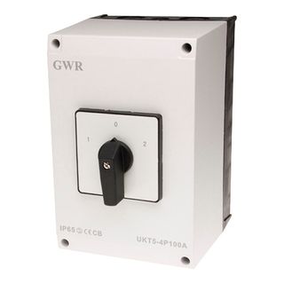 Changeover Switch 4P 100A Enclosed