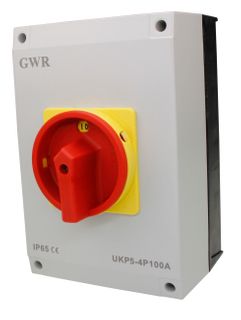 Isolator Enclosed IP56 4 Pole 100A