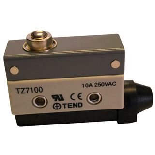 Limit Switch 10A IP65 Low Button Plunger