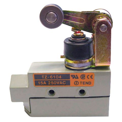 Limit Switch 15A IP67 Spring Roller + Rubber Boot