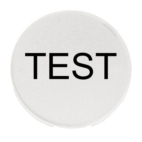 Button Lense for Illum Push button Test White