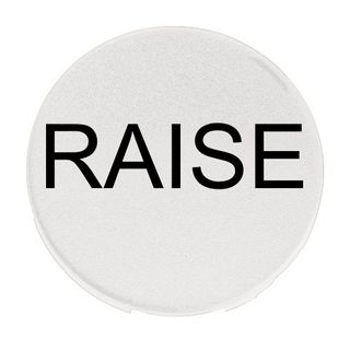 Button Lense for Illum Push button Raise White