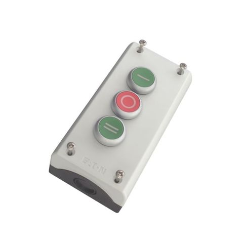 Pushbutton Station 3 Way Enc 2N/O 2 N/C