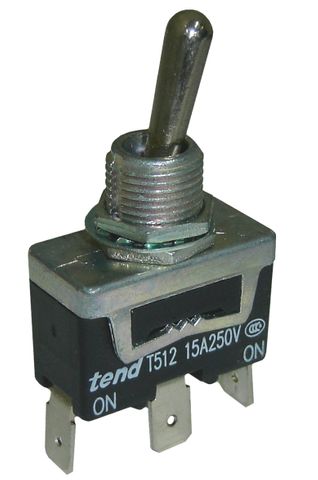 Toggle Switch 10A Double Pole On Off On