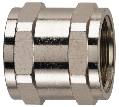 Conduit Couplers 25mm Nickel Plated Brass