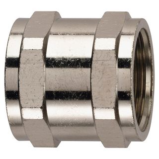 Conduit Couplers 16mm Nickel Plated Brass