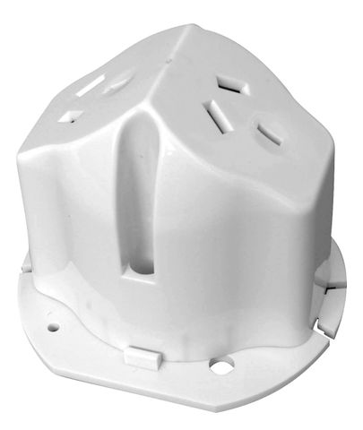 Surface Socket 10A Double Surface Socket with Base