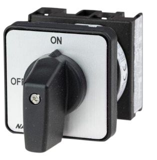 Cam Switch E Type 2Pole 20A On Off Panel Mount