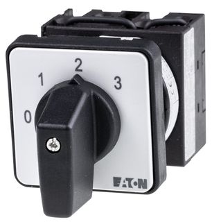 Cam Switch E Type 1Pole 20A Panel Mount 4 Position