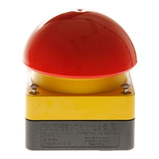 Push Button Foot-Palm Switch Enclose Red 1N/O 1N/C