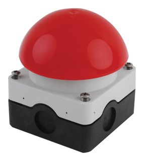 Push Button Foot-Palm Switch Enclose Red 1N/O 1N/C