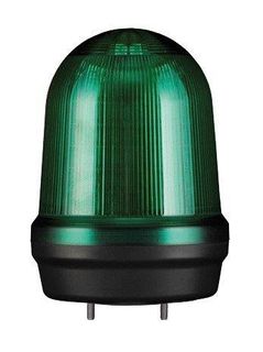 Warning Light IP65 125mm Green 80dB 110-240VAC