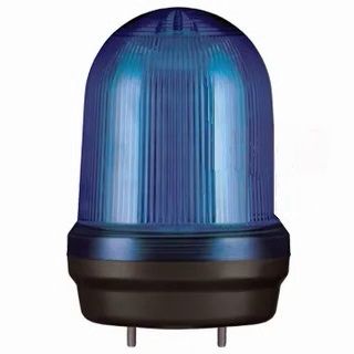 Warning Light IP65 125mm Blue 80dB 110-240VAC