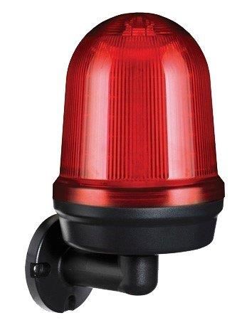 Warning Light IP65 W/Mnt 125mm Red 80dB 110-240VAC