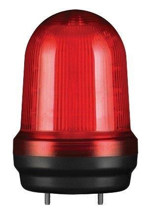 Warning Light IP65 80mm Red LED 80dB 12-24VDC