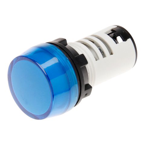 Pilot Light 22mm LED 24VAC/DC Blue