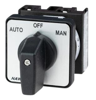 Cam Switch E Type 1Pole 20A Auto Off Man Panel Mnt