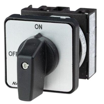 Cam Switch E Type 1Pole 20A On Off Panel Mount