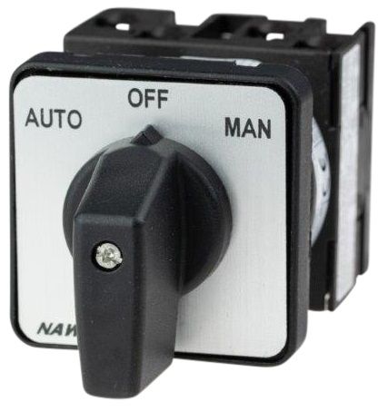 Cam Switch E Type 2Pole 20A Auto Off Man Panel Mnt