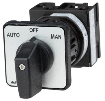 Cam Switch EZ Type 2Pole 20A On Off Man Panel Mnt