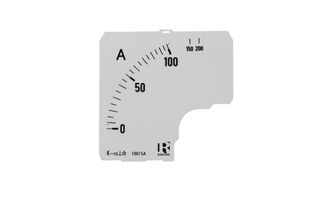 Ammeter scales to suit 72 x 72mm meters