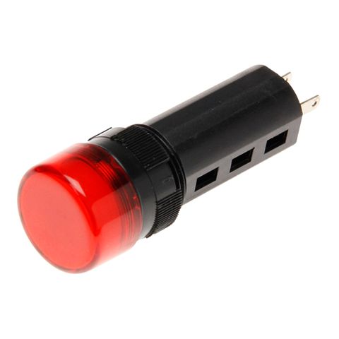 Pilot Light 16mm LED 12VAC/DC Red