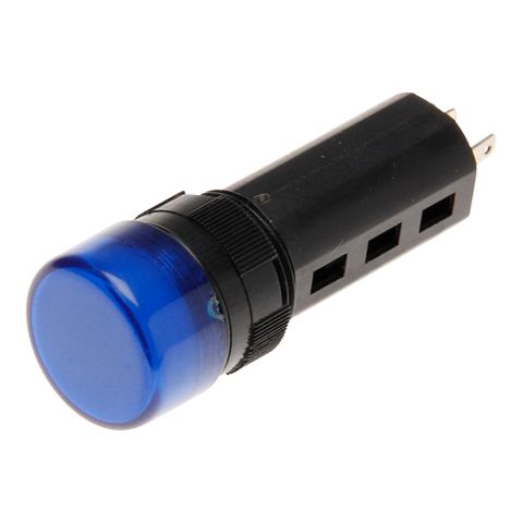 Pilot Light 16mm LED 240VAC Blue