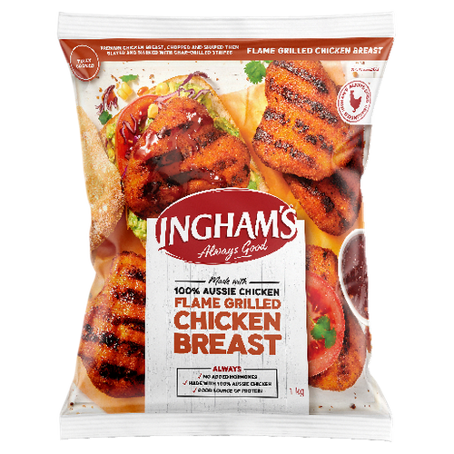 12x84gm INGHAMS FLAME GRILLED BREASTS