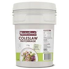 21kg MASTERFOODS COLESLAW MAYONNAISE GF