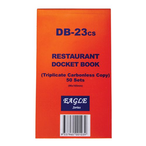 RESTAURANT DOCKET BOOKS