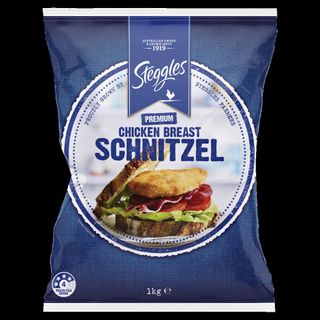 10x100gm STEGGLES PREMIUM BREAST SCHNITZ