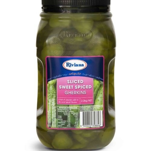 2.2kg RIVIANA SLICED GHERKINS