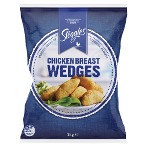 29x32gm STEGGLES CHICKEN WEDGES