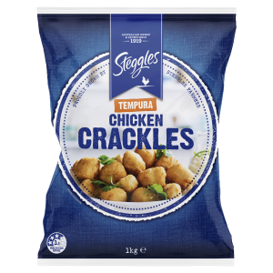 50x20gm STEGGLES TEMP CHICKEN CRACKLES