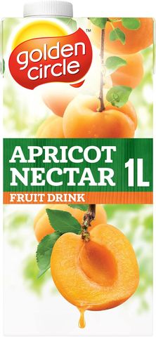 1lt GOLDEN CIRCLE PET APRICOT NECTAR