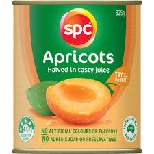 825gm SPC APRICOT HALVES