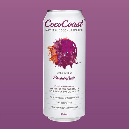 24x500ml COCO COAST PASSION COCONUT WATE