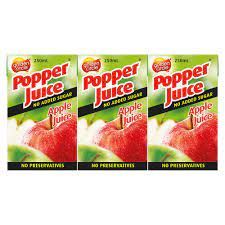 24x250ml POPPER APPLE JUICE